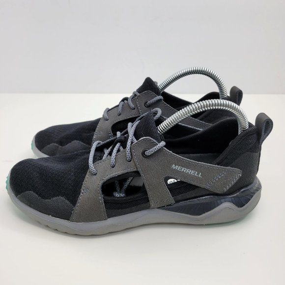 Merrell 1SIX8 Slice Women's Fashion Sneaker Black Gray US Size 7.5 - Picture 2 of 8